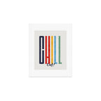 CHILL OUT! modern type Art Print Gallery Image 1