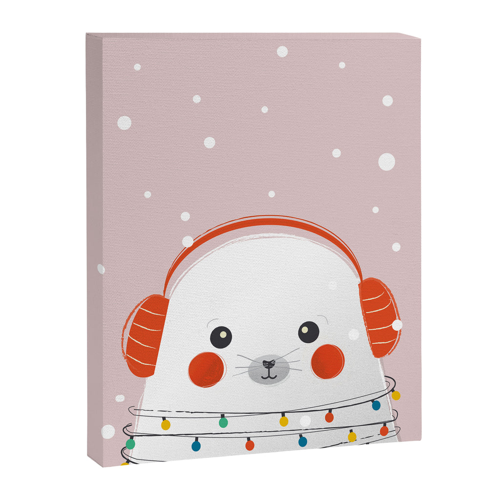 Christmas Animals - Cute Seal Canvas Print Gallery Image 8