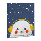 Christmas Baby Seal with fairy lights Canvas Print Gallery Image 8