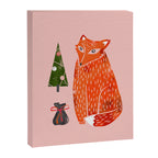 Christmas fox - illustration Canvas Print Gallery Image 8