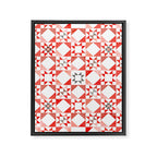 Christmas Quilt - pattern no1 Framed Canvas Print Gallery Image 8