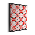 Christmas Quilt - pattern no2 Framed Canvas Print Gallery Image 2