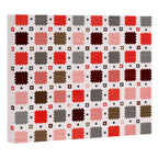Christmas Quilt - pattern no3 Canvas Print Gallery Image 3