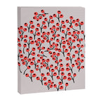 Christmas red fruit - pattern no 4 Canvas Print Gallery Image 8