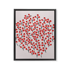 Christmas red fruit - pattern no 4 Framed Canvas Print Gallery Image 8