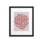 Christmas red fruit - pattern no 4 Framed Art Print Gallery Image 6