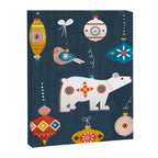 Christmas Retro decorations no2 Canvas Print Gallery Image 8