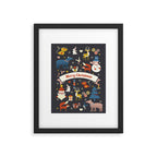 Christmas symbols pattern Framed Art Print Gallery Image 6