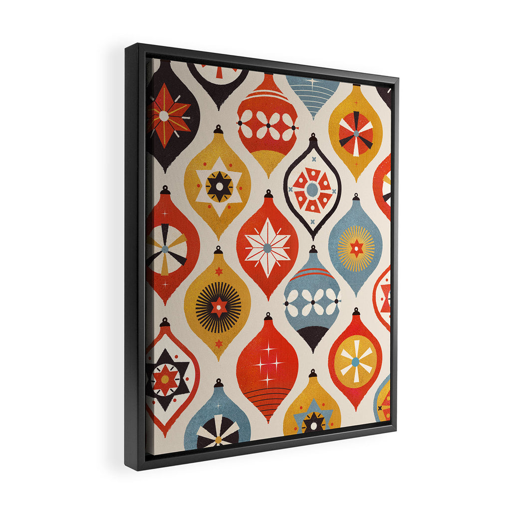 Christmas Tree Decorations Framed Canvas Print Gallery Image 2