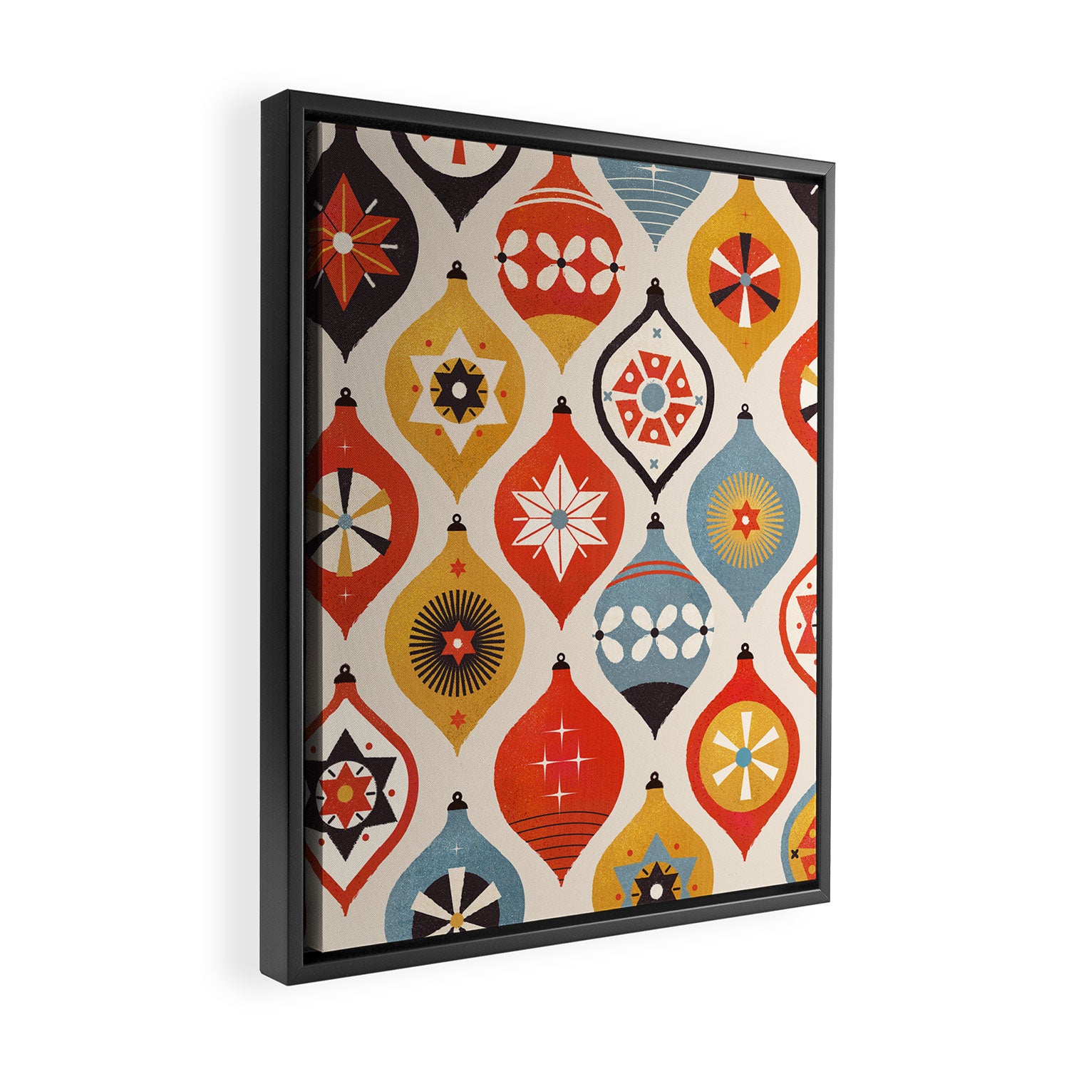 Christmas Tree Decorations Framed Canvas Print Gallery Image 2