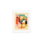 Color pops - mid century style  Art Print Gallery Image 1