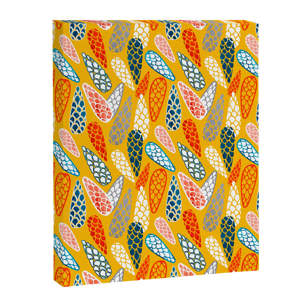 Colored Cone pattern Canvas Print Gallery Image 8