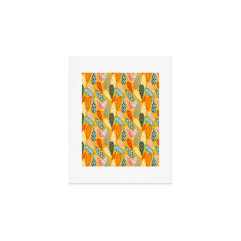 Colored Cone pattern Art Print Gallery Image 1