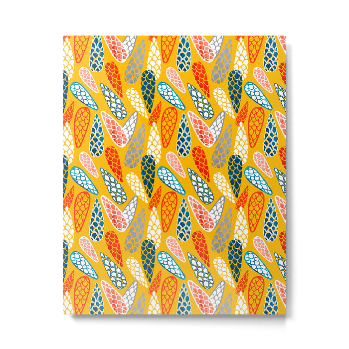 Colored Cone pattern Metal Print Gallery Image 1
