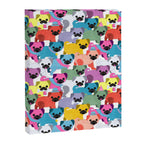 Colored Pugs Pattern - no1 Canvas Print Gallery Image 8