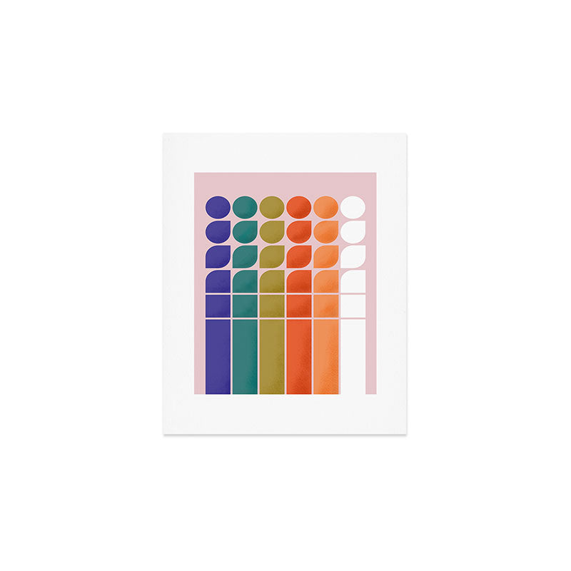 Colorful Changing Shapes Art Print Gallery Image 1