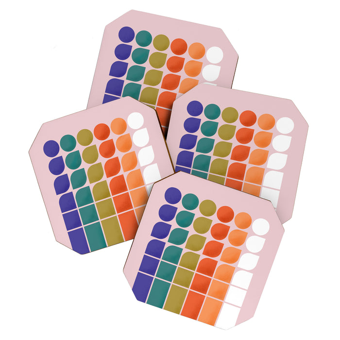 Colorful Changing Shapes Coaster Gallery Image 1