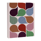 Colorful Geometric Raindrop Pattern Canvas Print Gallery Image 8