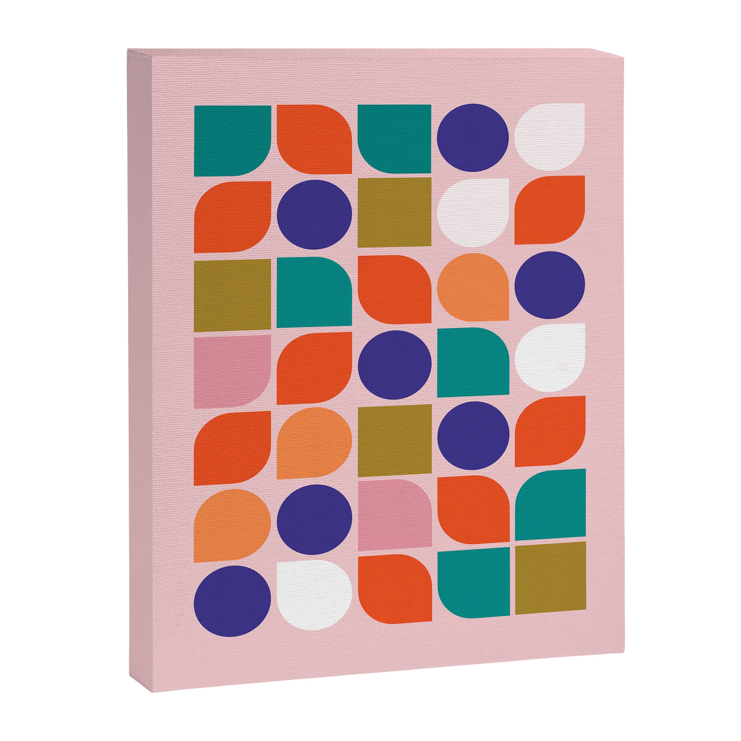 Colorful Geometry Canvas Print Gallery Image 8