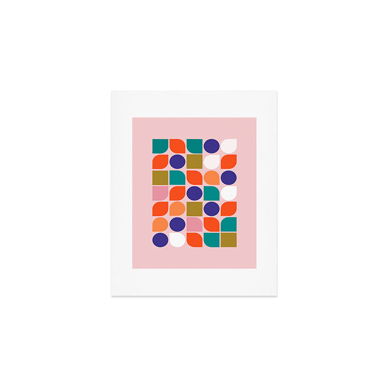 Colorful Geometry Art Print Gallery Image 1
