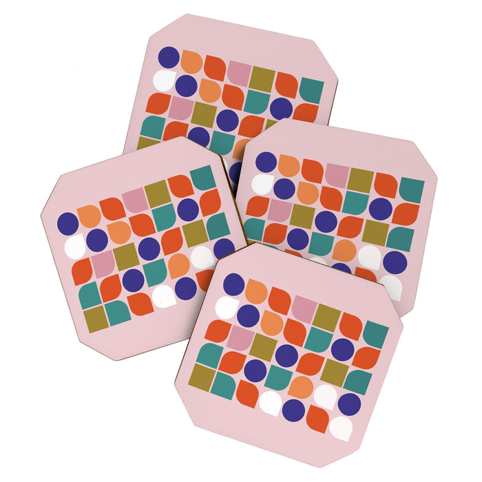 Colorful Geometry Coaster Gallery Image 1