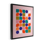 Colorful Geometry Framed Canvas Print Gallery Image 2