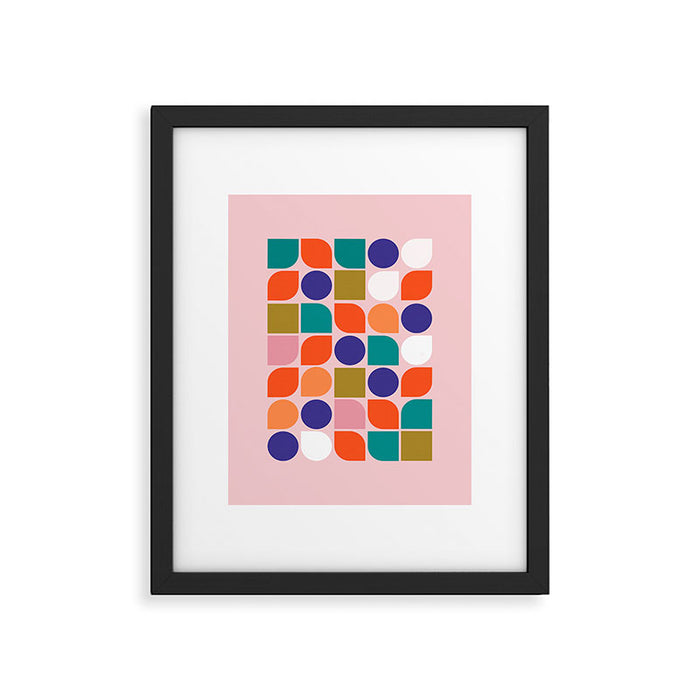 Colorful Geometry Framed Art Print Gallery Image 1