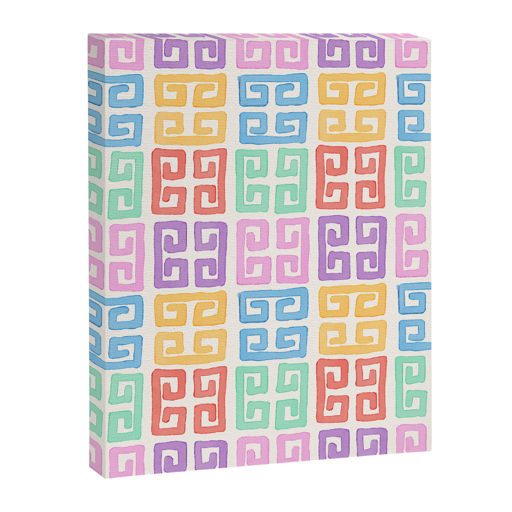 Colorful Greek Style Pattern Canvas Print Gallery Image 8