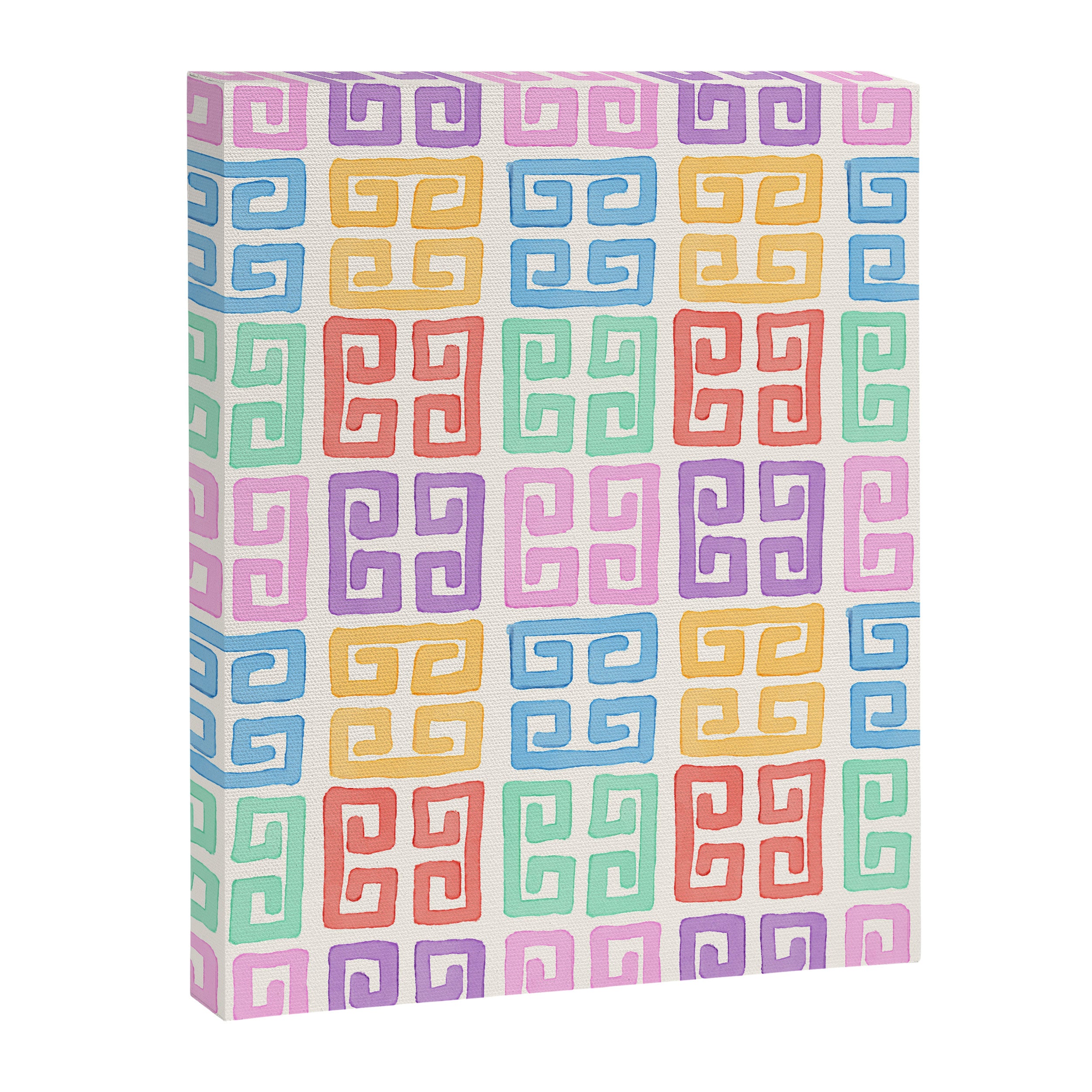 Colorful Greek Style Pattern Canvas Print Gallery Image 8