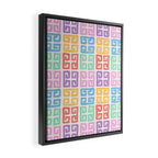 Colorful Greek Style Pattern Framed Canvas Print Gallery Image 2