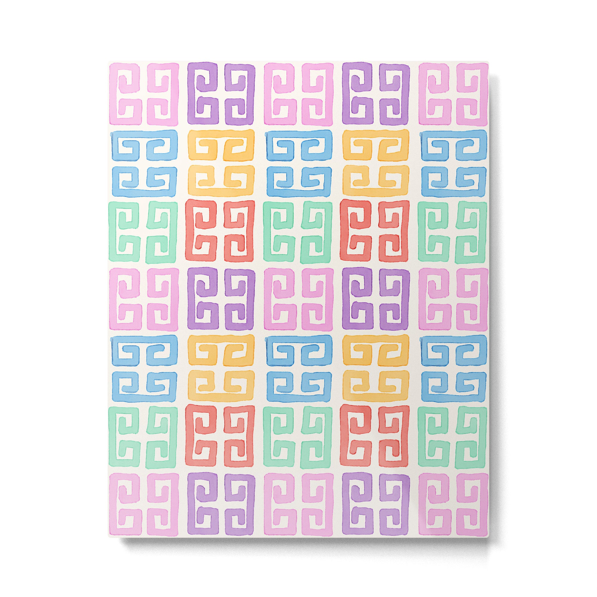 Colorful Greek Style Pattern Metal Print Gallery Image 6