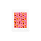Colorful Heart Pattern for Valentine's Day Art Print Gallery Image 1