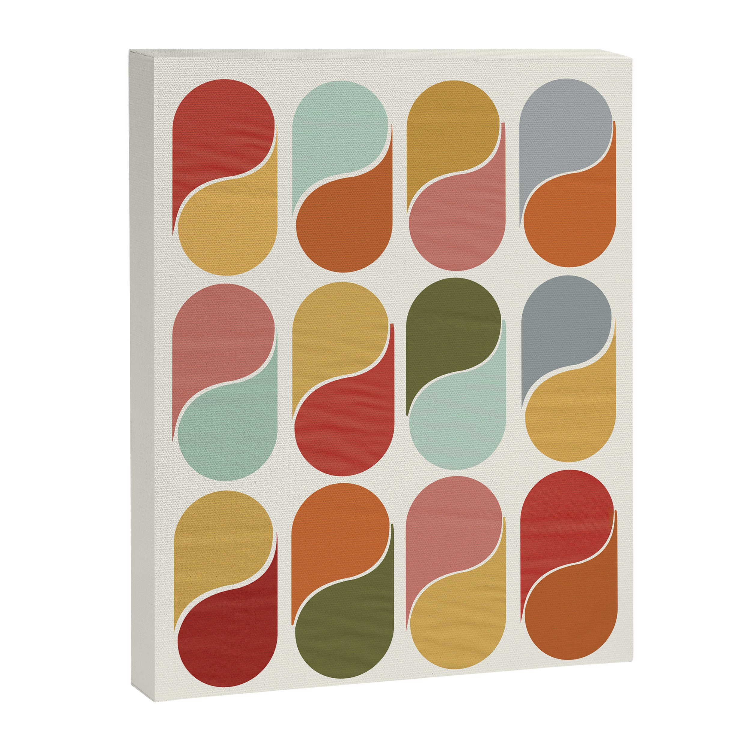 Colorful modern abstract Canvas Print Gallery Image 8