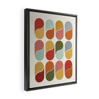 Colorful modern abstract Framed Canvas Print Gallery Image 2