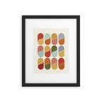 Colorful modern abstract Framed Art Print Gallery Image 6