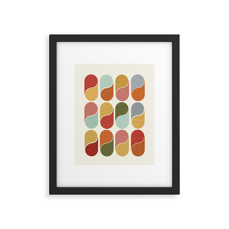 Colorful modern abstract Framed Art Print Gallery Image 6