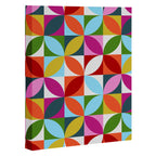 Colorful Retro Pattern Canvas Print Gallery Image 3