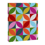 Colorful Retro Pattern Canvas Print Gallery Image 8