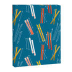 Colorful Ski Pattern Canvas Print Gallery Image 6