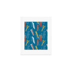 Colorful Ski Pattern Art Print Gallery Image 1