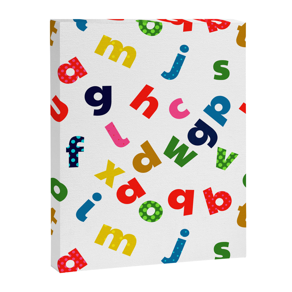 colourful alphabet Canvas Print Gallery Image 8