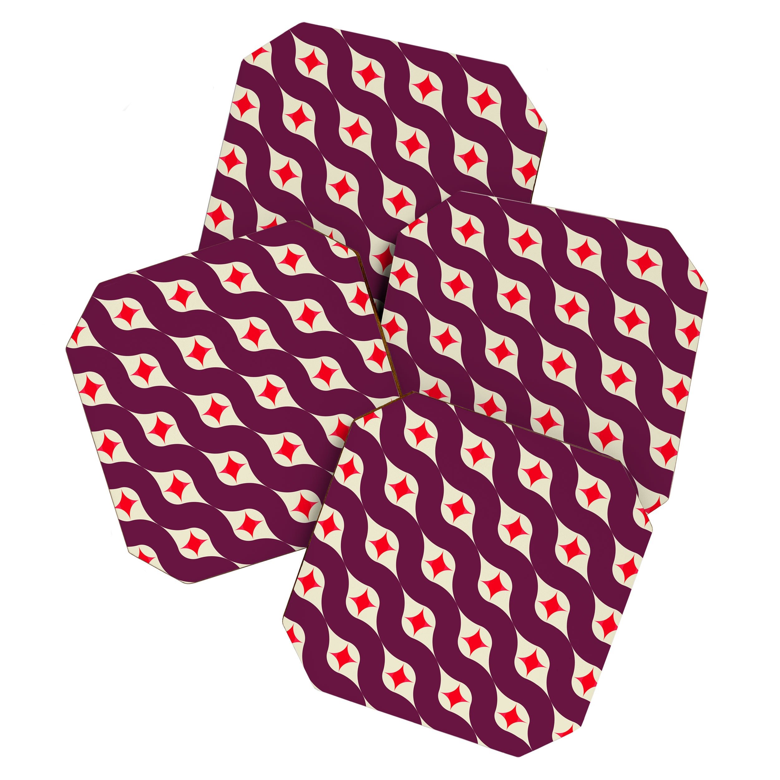 contemporary pattern no2 Coaster Gallery Image 1