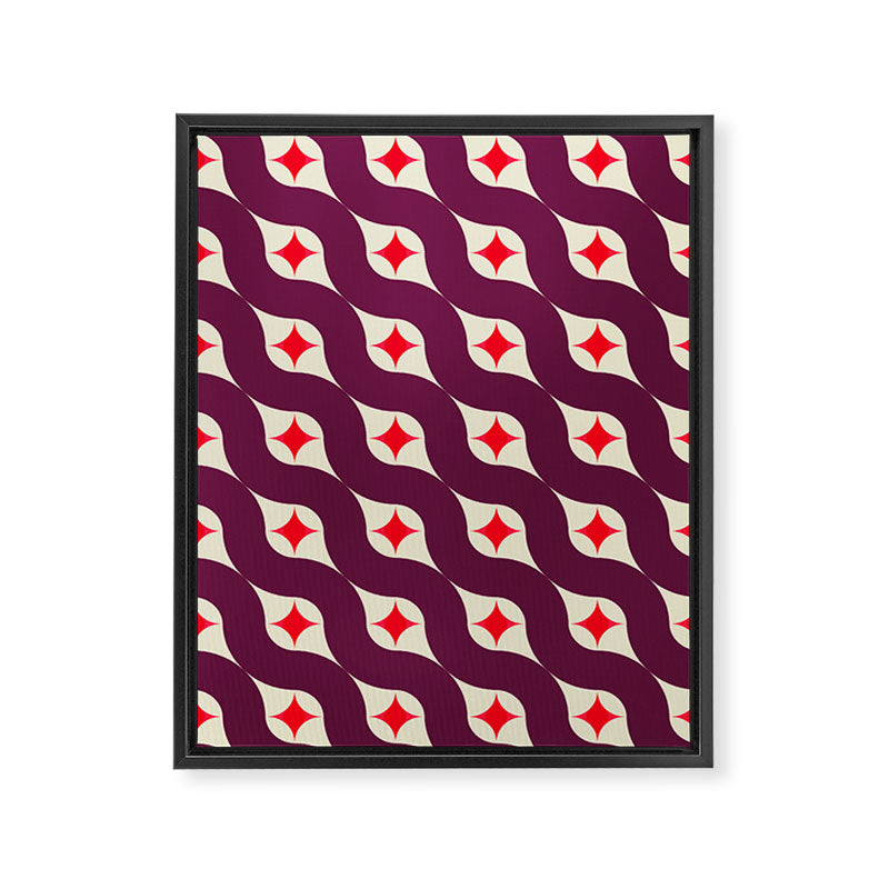 contemporary pattern no2 Framed Canvas Print Gallery Image 8