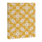 Daisies On Yellow Checkerboard Canvas Print Gallery Image 8