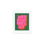 Dance It Out Pink And Green Art Print Gallery Image 1