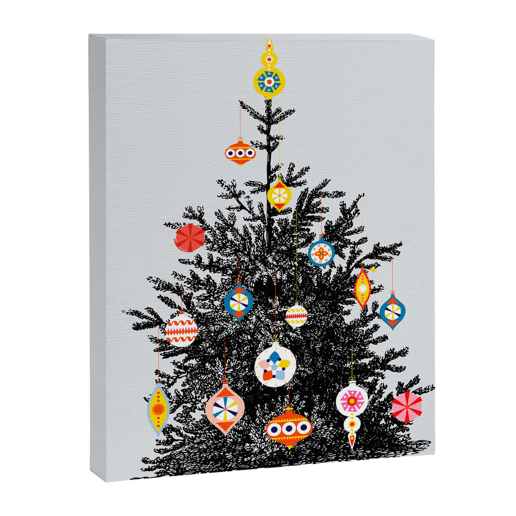 Decorated christmas tree Canvas Print Gallery Image 8