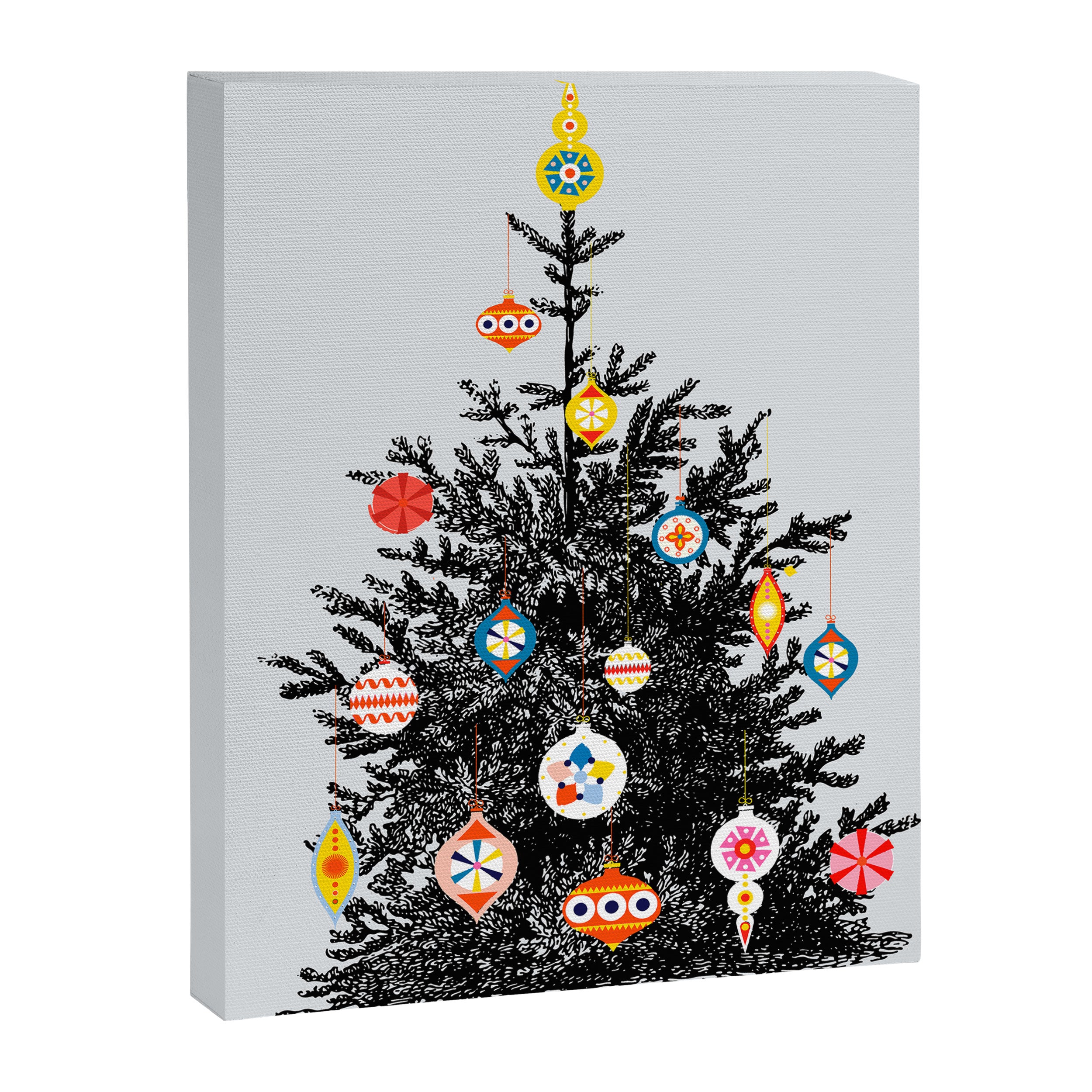 Decorated christmas tree Canvas Print Gallery Image 8