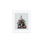 Decorated christmas tree Art Print Gallery Image 1