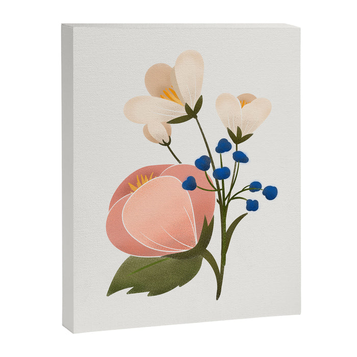 Delicate florals Canvas Print Gallery Image 1