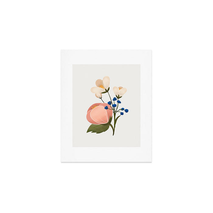 Delicate florals Art Print Gallery Image 1